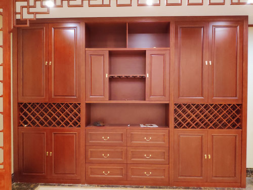 咸阳中式家居装修之中式酒柜装修效果图